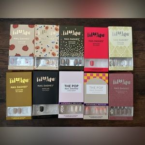 Ten partial red aspen nail dashes!